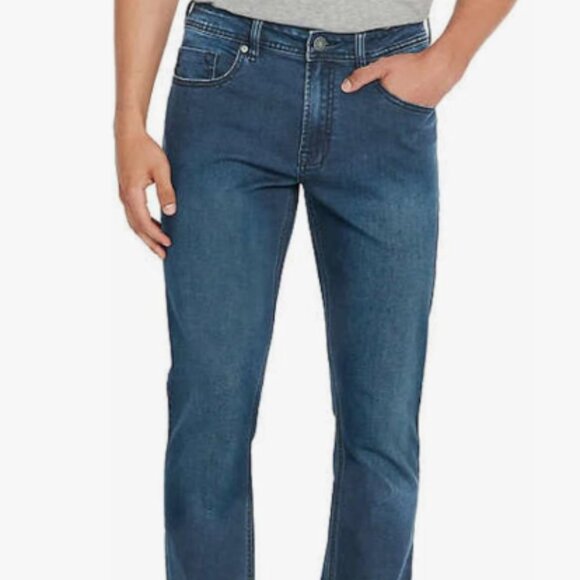 Buffalo David Bitton Men's Slim Straight Jean Stretch Denim Blue Size 40x34 - Picture 1 of 10